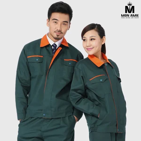 Đồng phục công nhân cơ khí: chọn vải và may sao cho an toàn