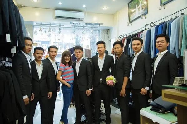 May đồng phục veston cho Trường Quốc Tế Bắc Mỹ