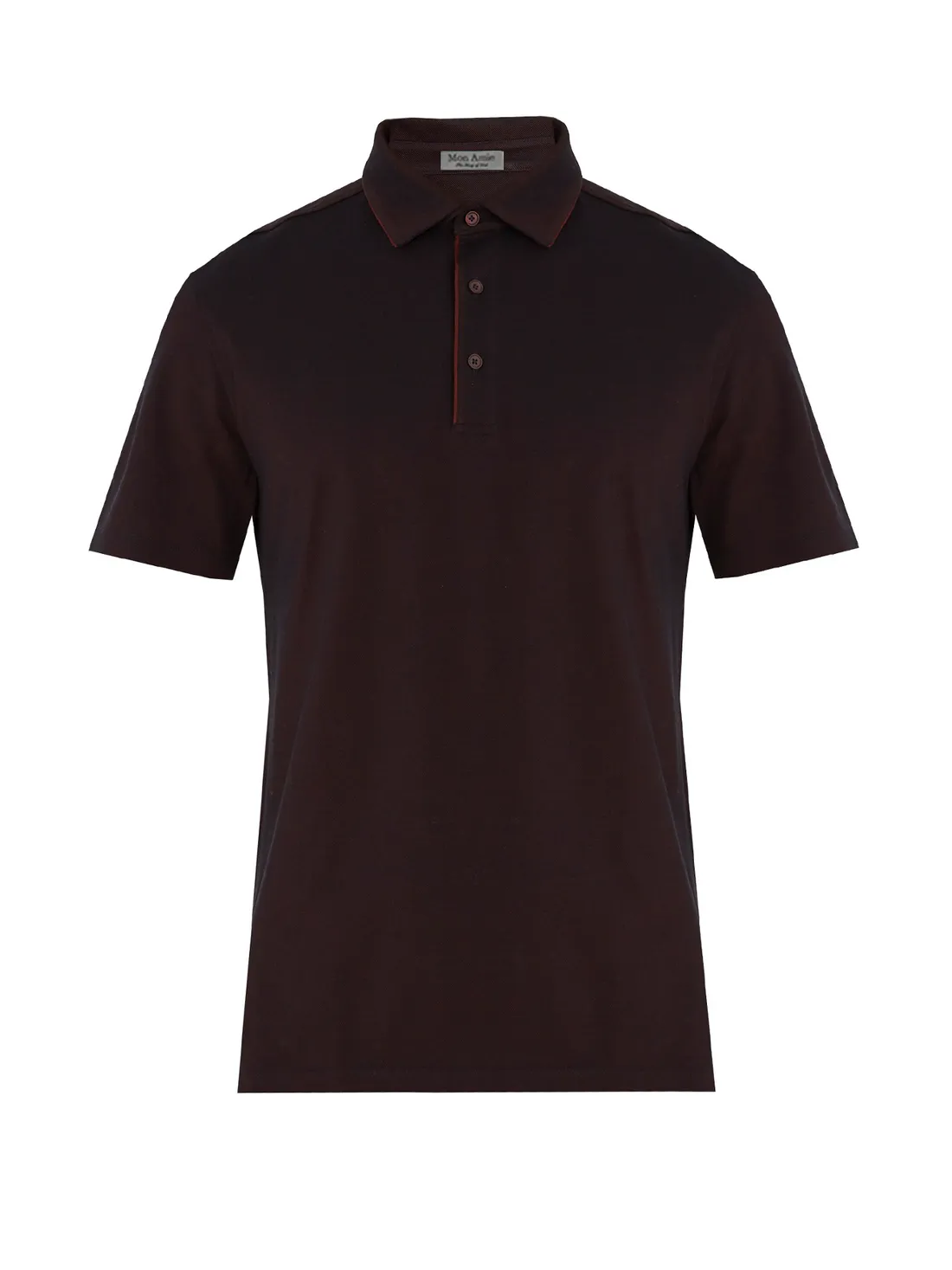 Polo đỏ đô sẫm viền nẹp đỏ — 1/1