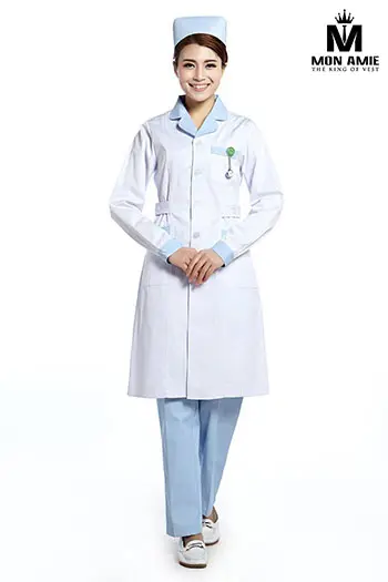 Màu Trắng Phối Viền Xanh Dương — DPYT010