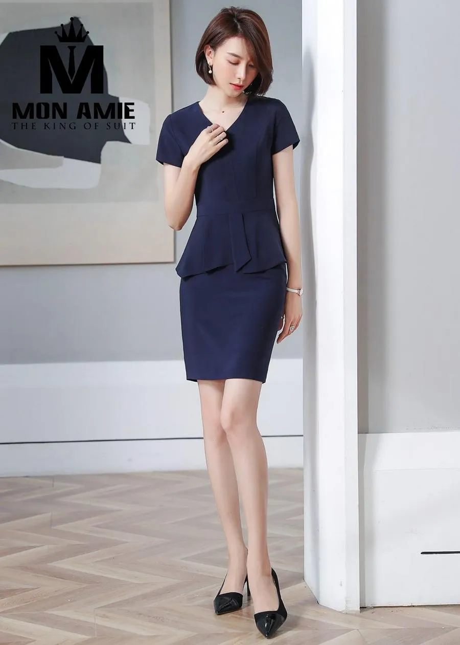 May Đồng Phục Đầm Công Sở pn1821 — 1/5