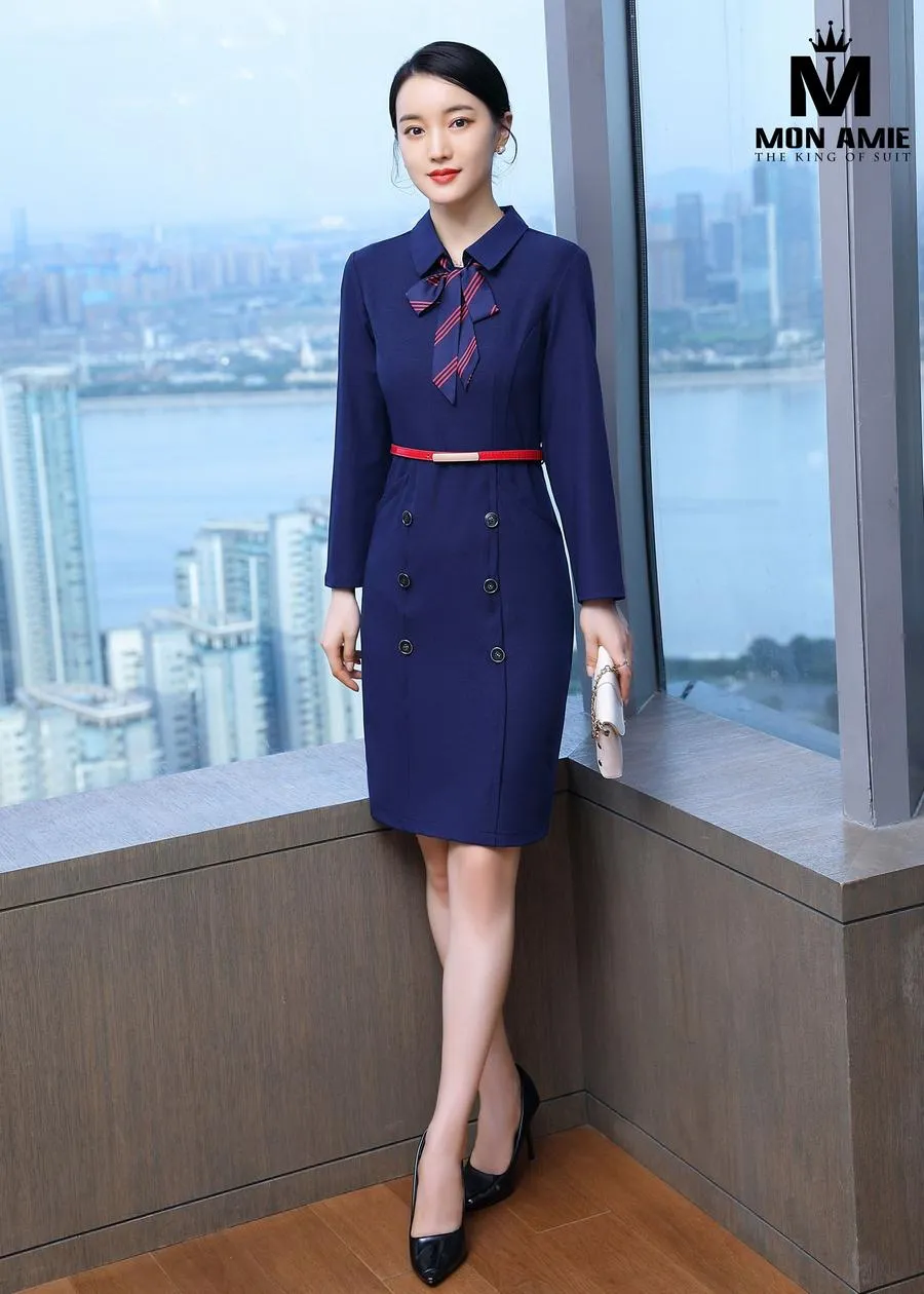 May Đồng Phục Đầm Công Sở pn1929 — 1/5