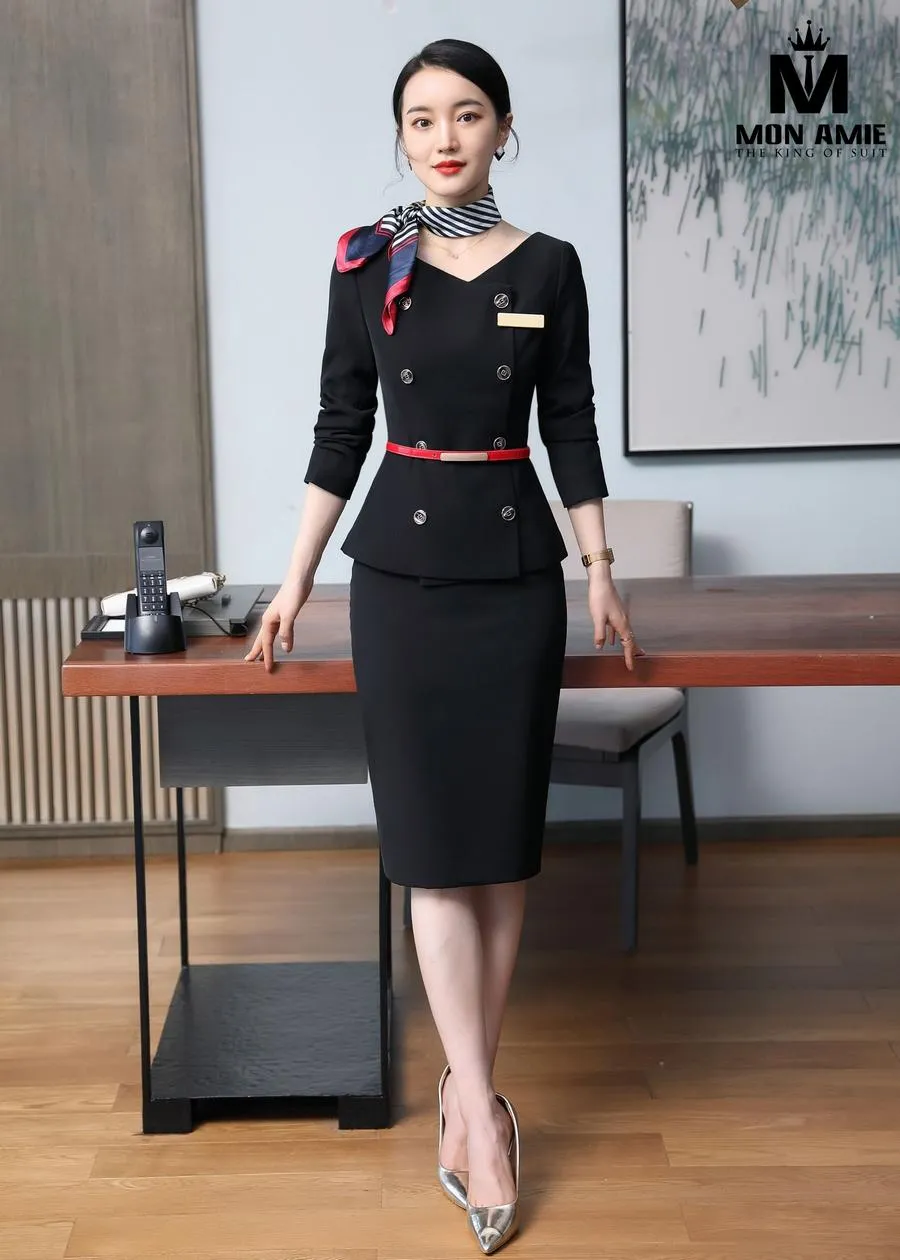 May Đồng Phục Đầm Công Sở pn1935 — 1/4
