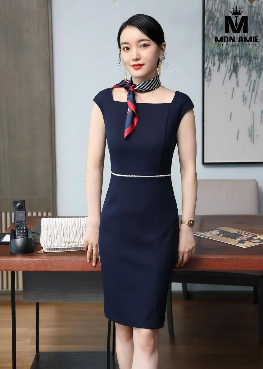 May Đồng Phục Đầm Công Sở pn1938 — 1/5