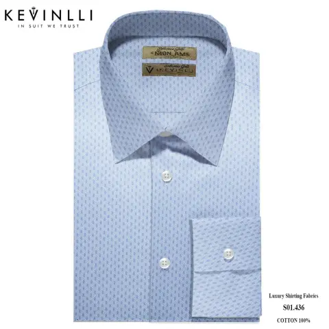 Sơ mi nam S01 · 50% cotton — S01.436