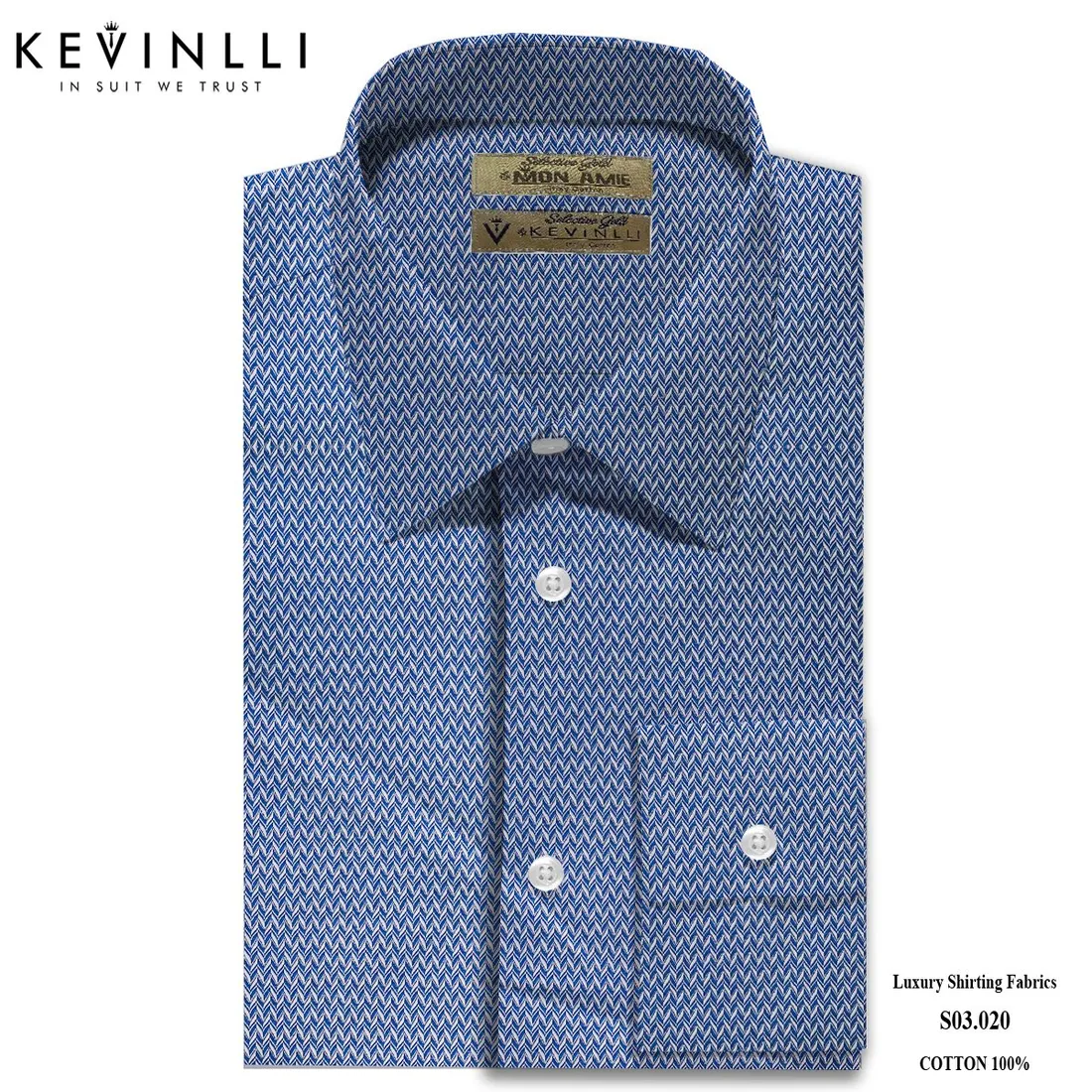 Sơ mi nam S03 · 100% cotton — 1/1