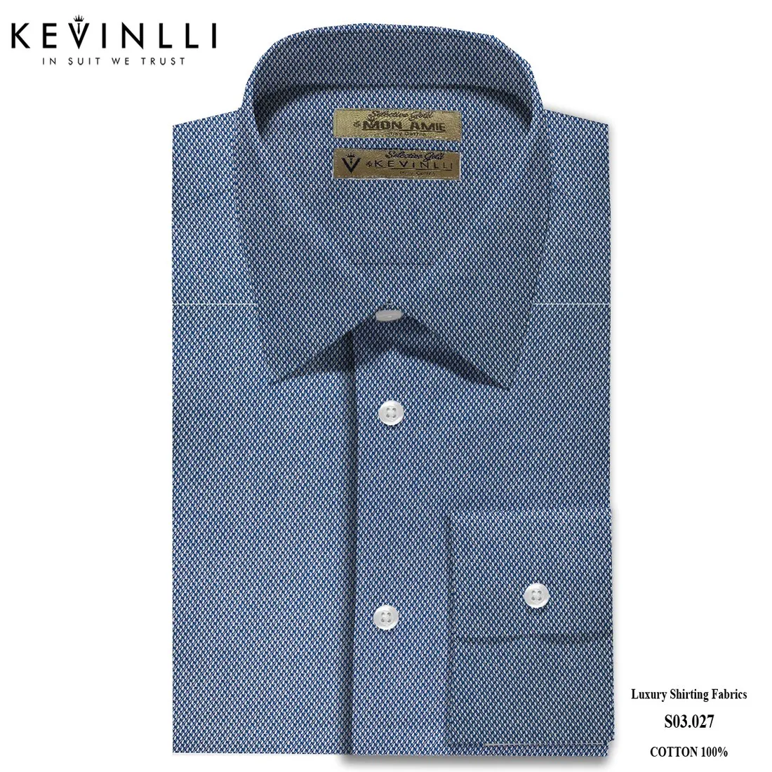 Sơ mi nam S03 · 100% cotton — 1/1