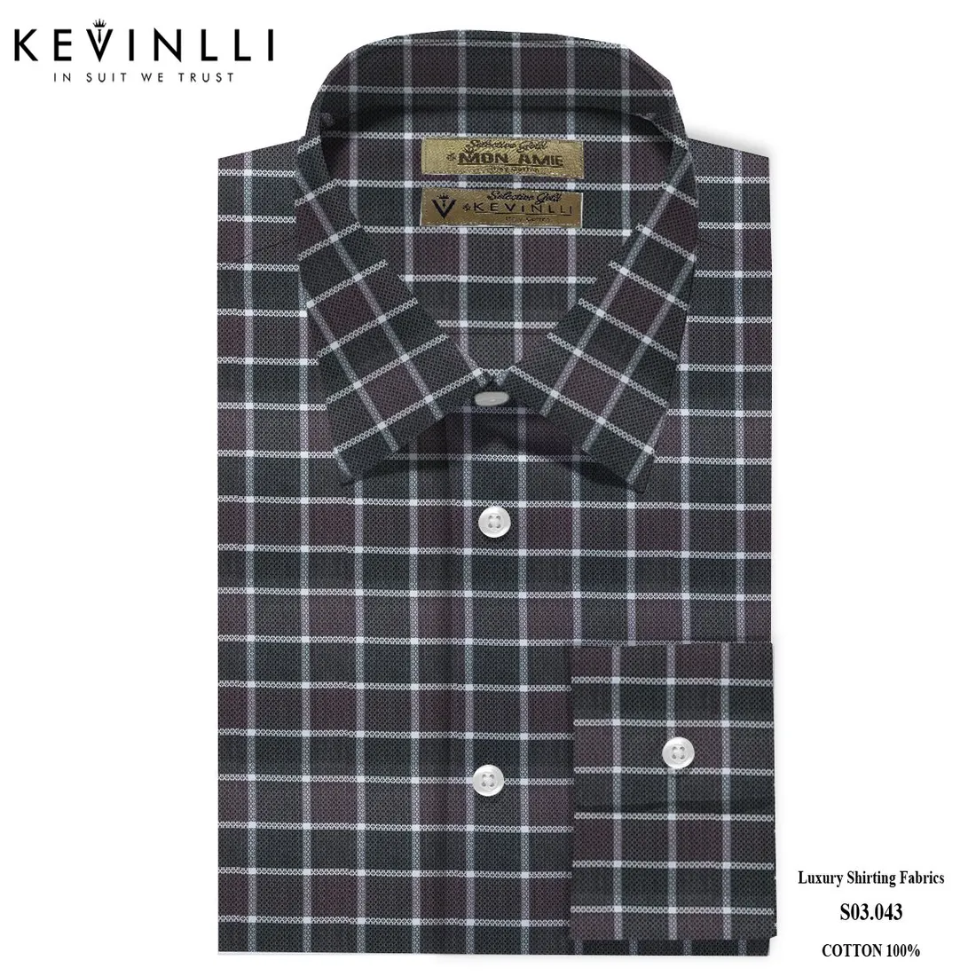Sơ mi nam S03 · 100% cotton — 1/1