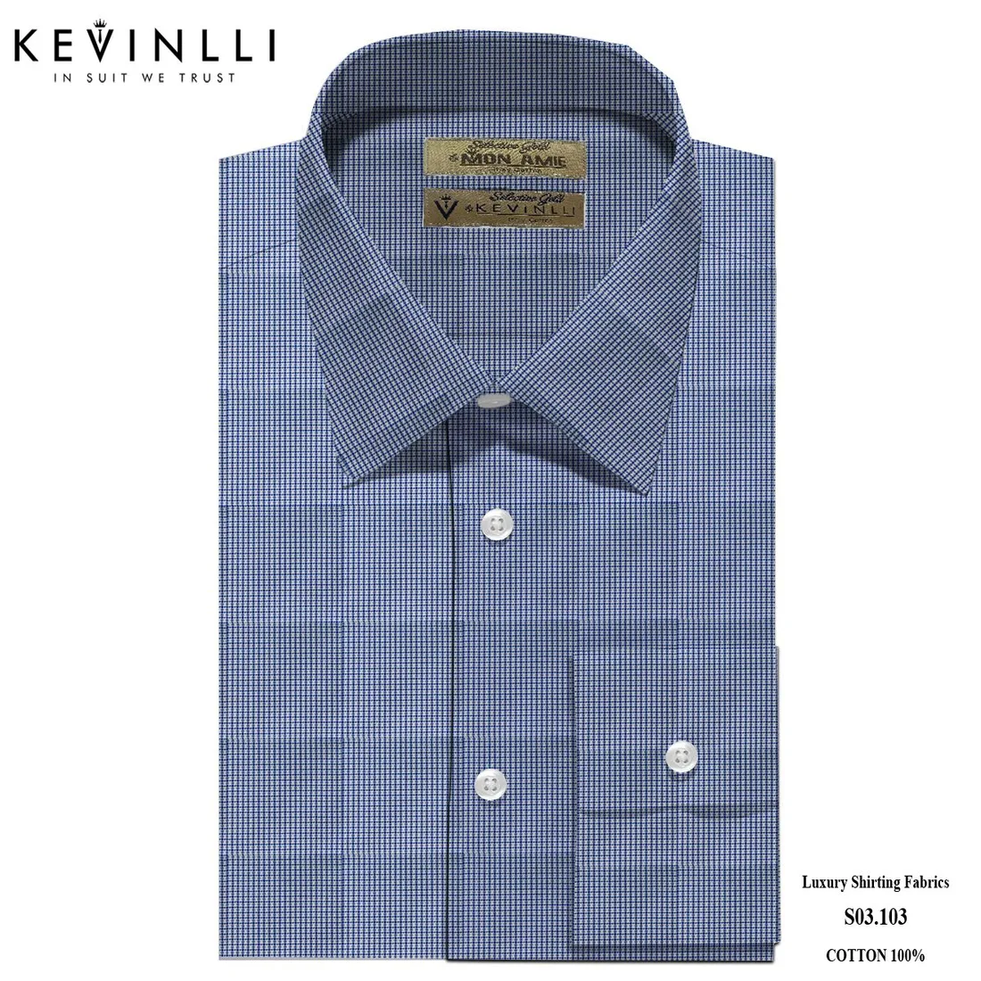 Sơ mi nam S03 · 100% cotton — 1/1