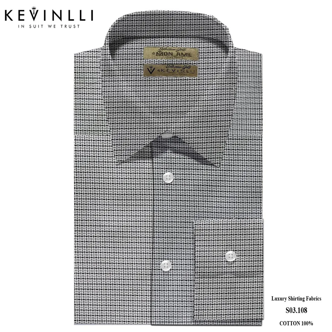 Sơ mi nam S03 · 100% cotton — 1/1