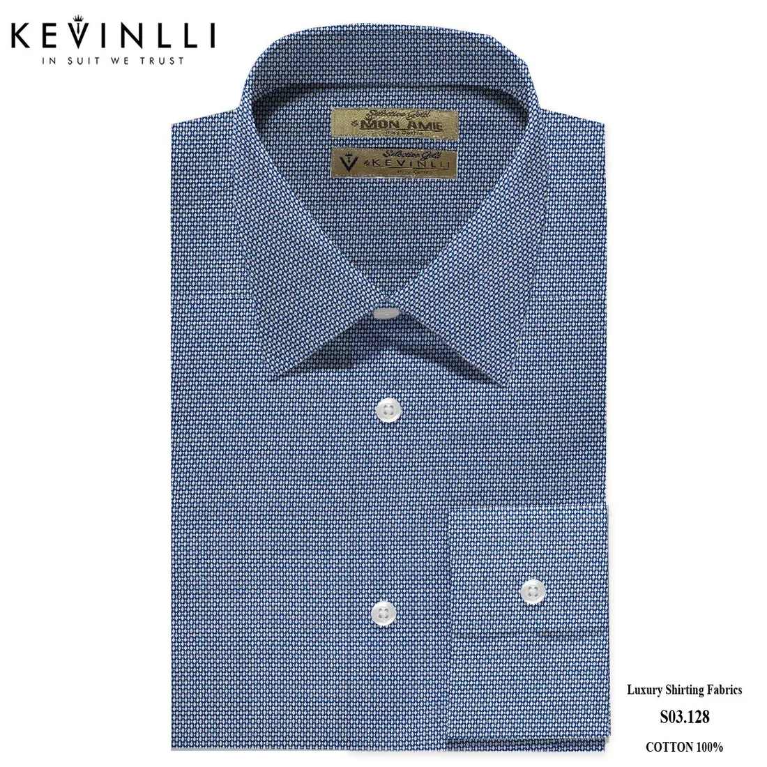 Sơ mi nam S03 · 100% cotton — 1/1