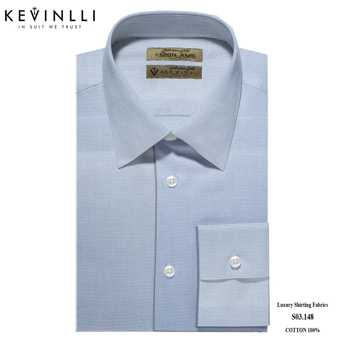 Sơ mi nam S03 · 100% cotton — 1/1