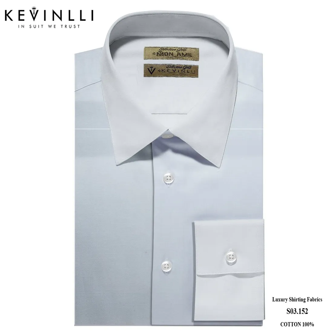 Sơ mi nam S03 · 100% cotton — 1/1