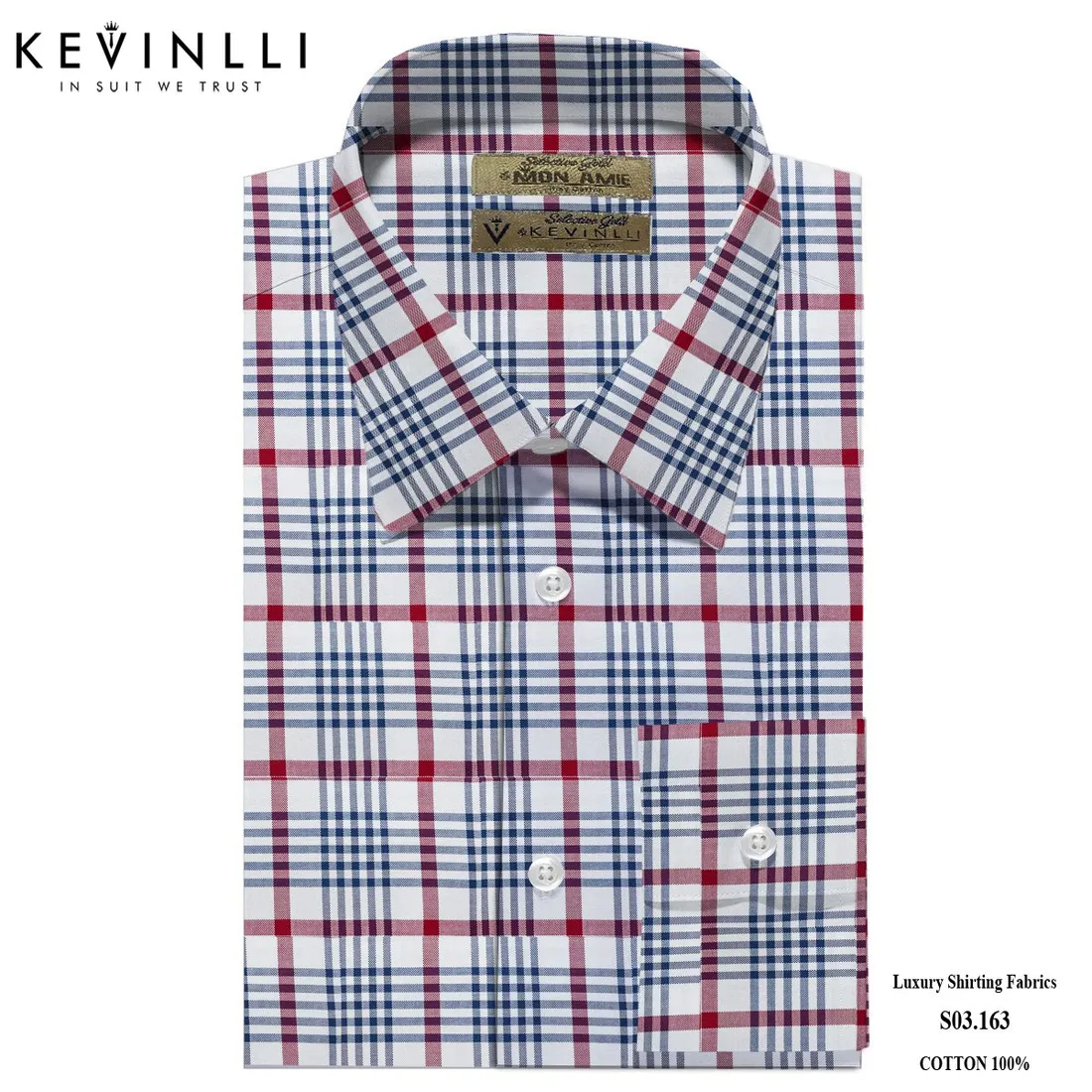 Sơ mi nam S03 · 100% cotton — 1/1