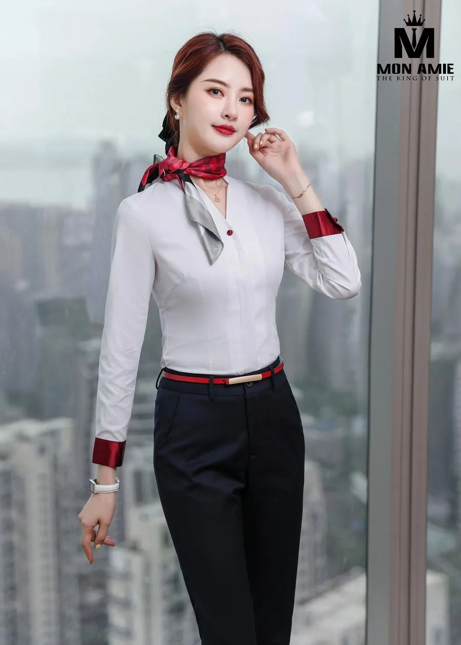 Đồng Phục Áo Sơ Mi Nữ pn1956 — 1/5