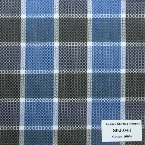 Vải sơ mi S03 · 100% cotton — S03.041