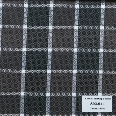 Vải sơ mi S03 · 100% cotton — S03.044