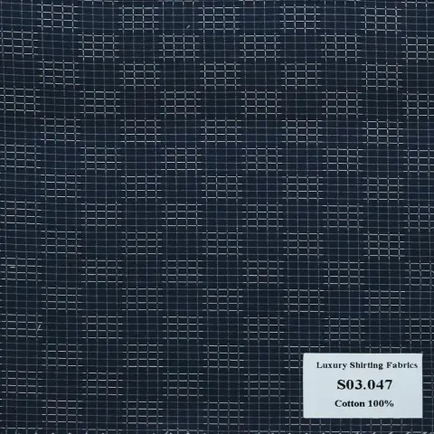 Vải sơ mi S03 · 100% cotton — S03.047