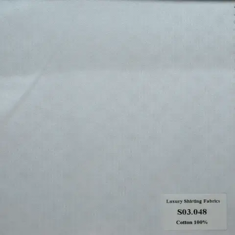 Vải sơ mi S03 · 100% cotton — S03.048
