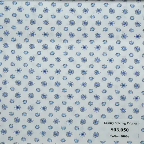 Vải sơ mi S03 · 100% cotton — S03.050