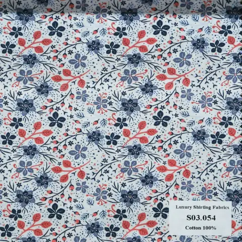 Vải sơ mi S03 · 100% cotton — S03.054