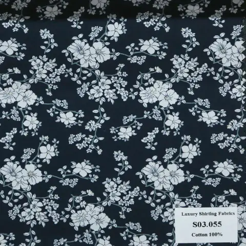 Vải sơ mi S03 · 100% cotton — S03.055