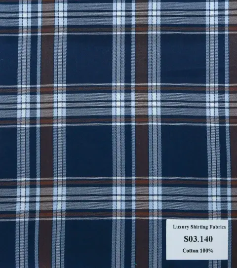 Vải sơ mi S03 · 100% cotton — S03.140