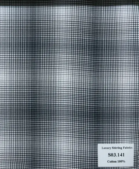 Vải sơ mi S03 · 100% cotton — S03.141