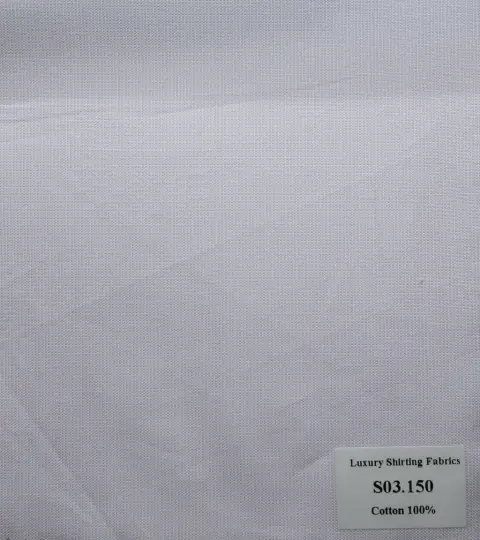 Vải sơ mi S03 · 100% cotton — S03.150
