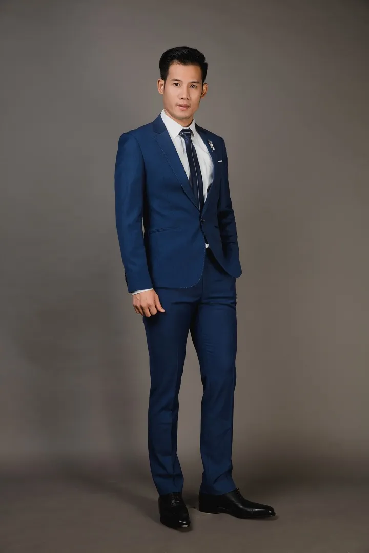 Bộ Vest Doanh Nhân Cao Cấp Màu Xanh Navy 624DT750 — 1/1