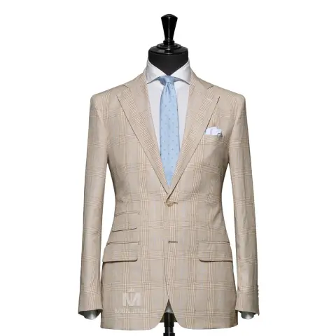 Vest đồng phục caro nâu · 15