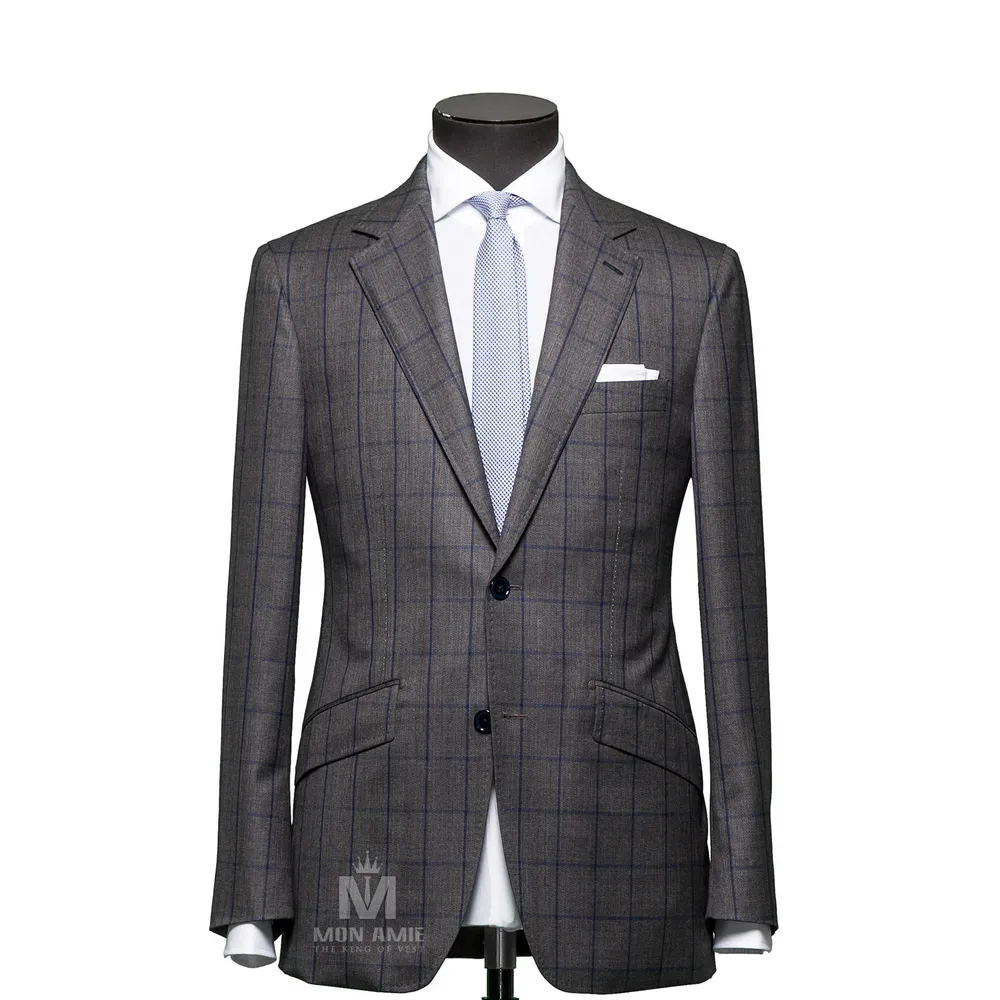 Vest đồng phục caro xám · 01 — 1/6
