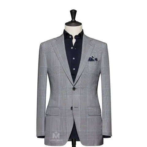 Vest đồng phục caro xám · 03