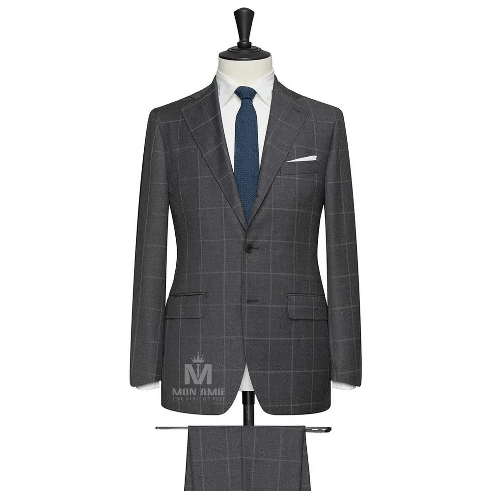 Vest đồng phục caro xám · 24 — 1/2