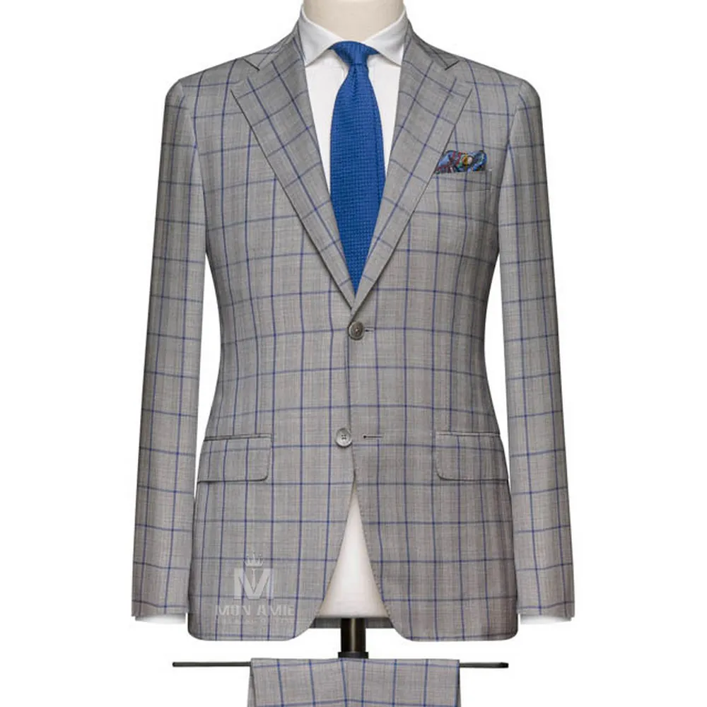 Vest đồng phục caro xám · 27 — 1/3