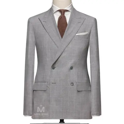 Vest đồng phục caro xám · 28