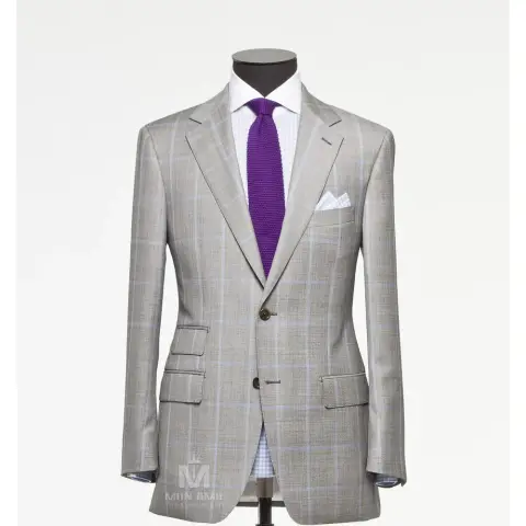 Vest đồng phục caro xám · 37