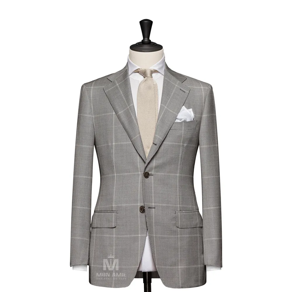 Vest đồng phục caro xám · 63 — 1/3
