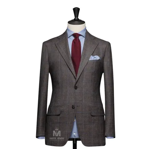 Vest đồng phục caro xám — 71110-01