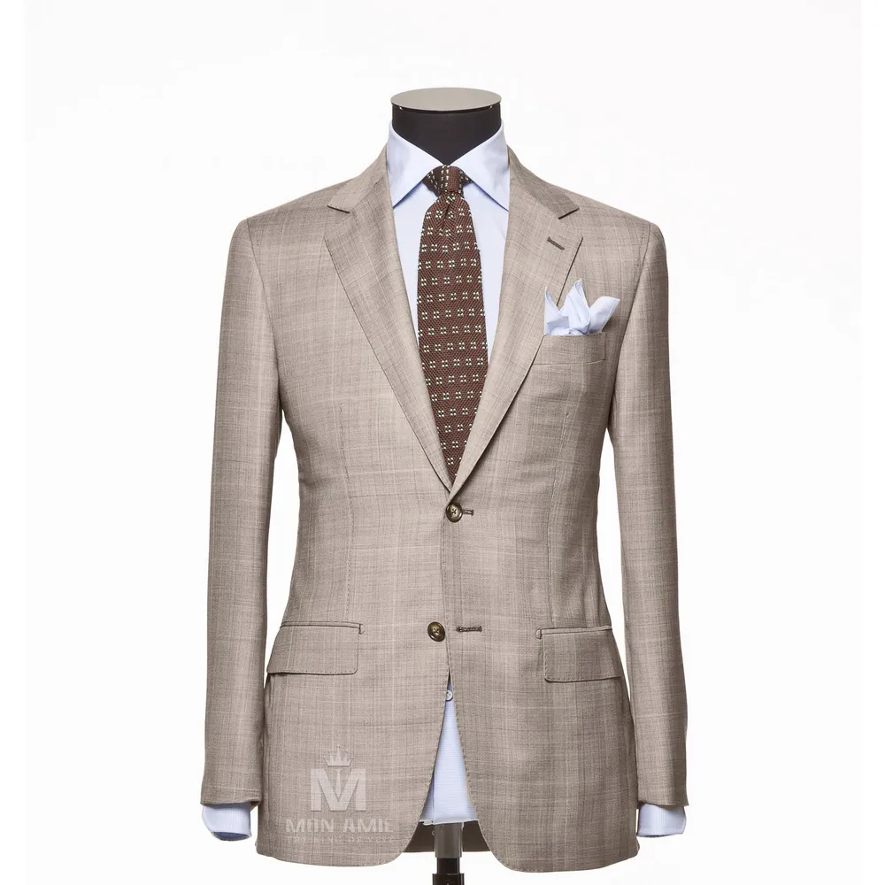 Vest đồng phục caro xám — 1/3