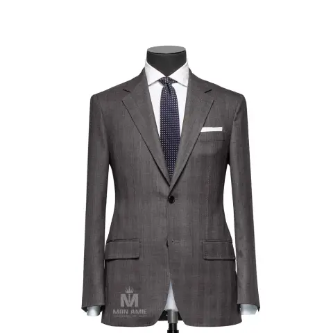 Vest đồng phục caro xám — 71112-02