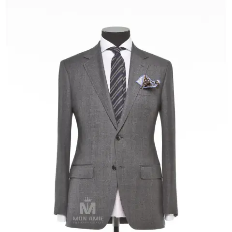 Vest đồng phục caro xám — 71123-02