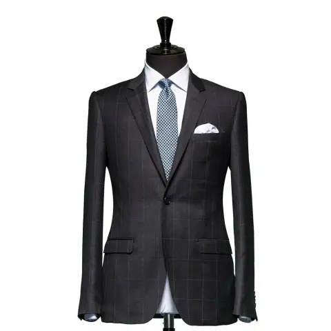 Vest đồng phục caro xanh — 624831