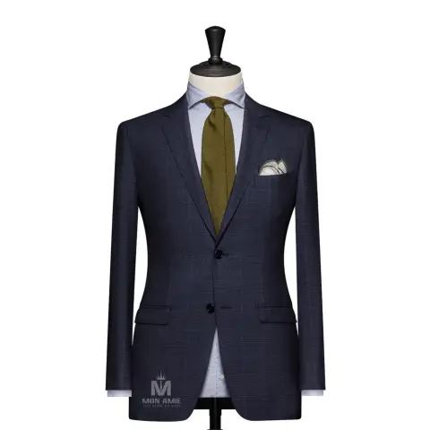 Vest đồng phục caro xanh — 624838