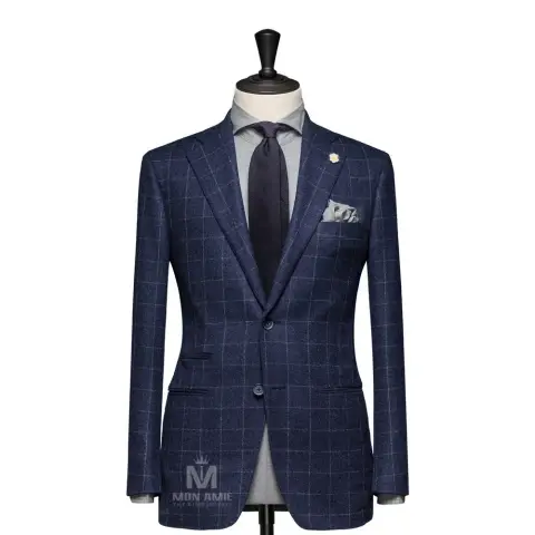 Vest đồng phục caro xanh · 64