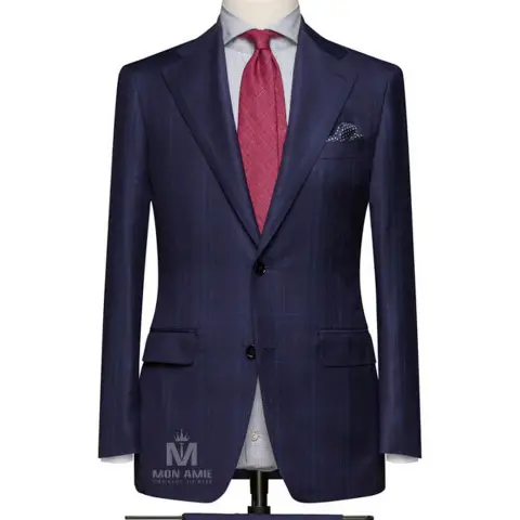 Vest đồng phục caro xanh — 71111-06