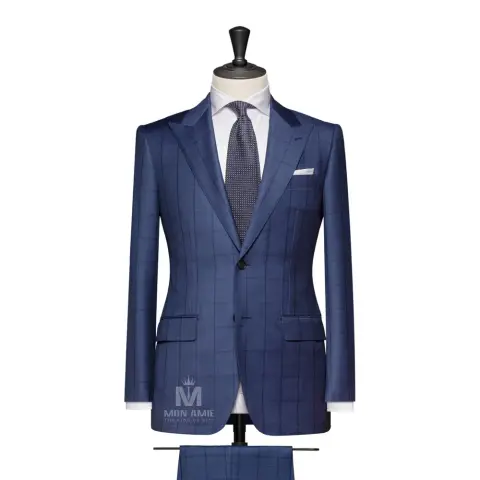 Vest đồng phục caro xanh — 71120-03