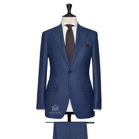 Vest đồng phục caro xanh — 71122-02