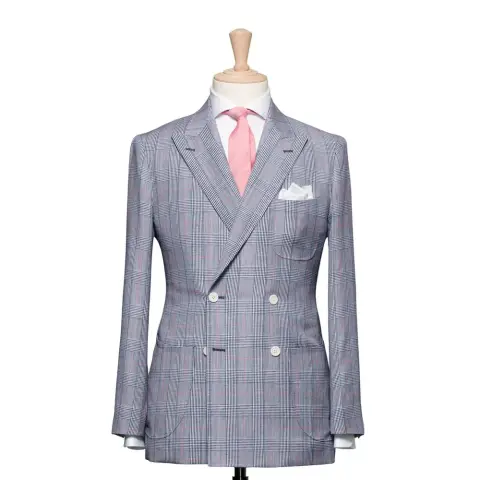 Vest đồng phục caro xanh — 789026
