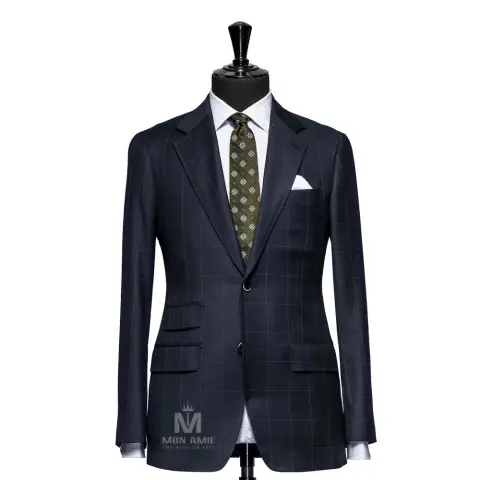Vest đồng phục caro xanh — 789829